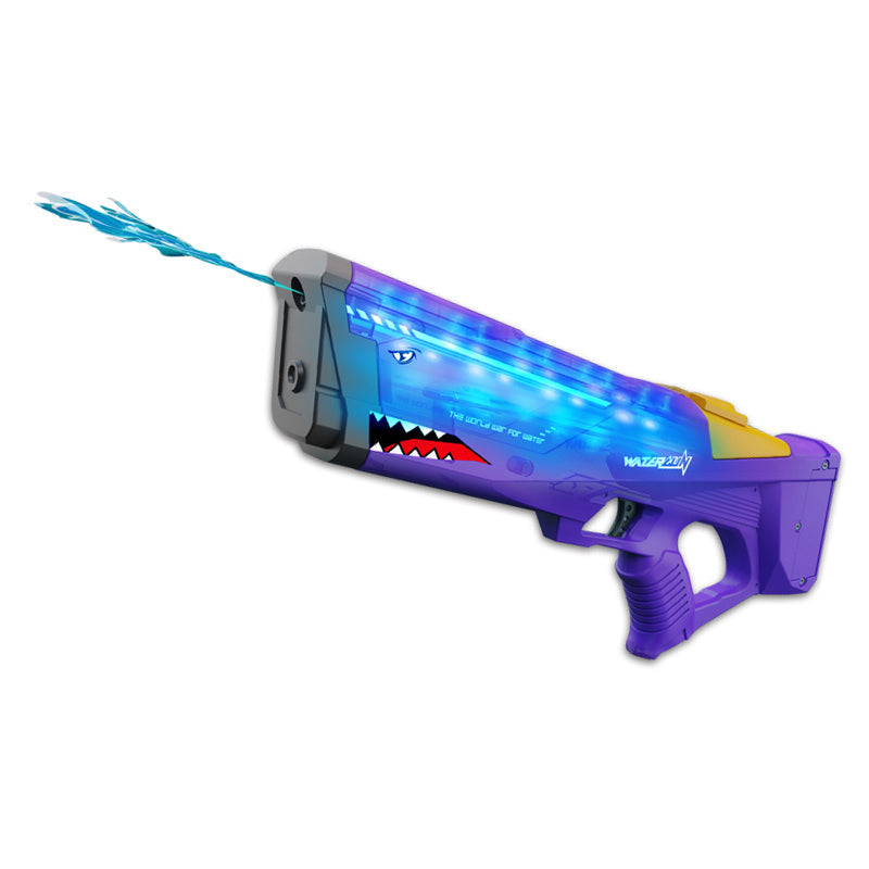 B/O Water Gun With Light 2-C Ass'D