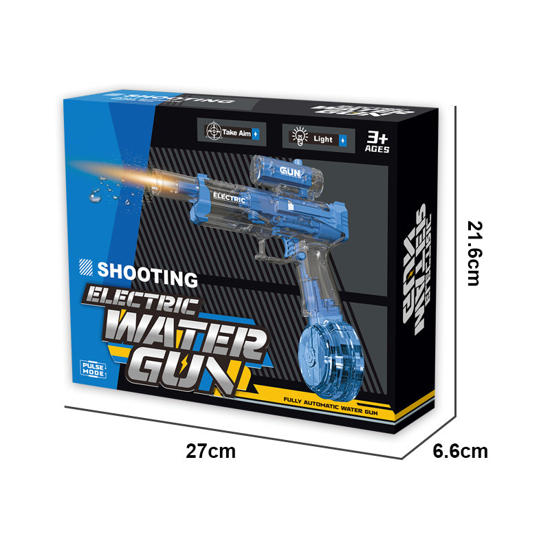 B/O Water Gun With Light 2-C Ass'D
