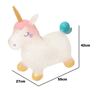 充气透明独角兽