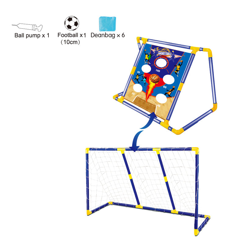 2 In 1 Soccer Goal Combo Set