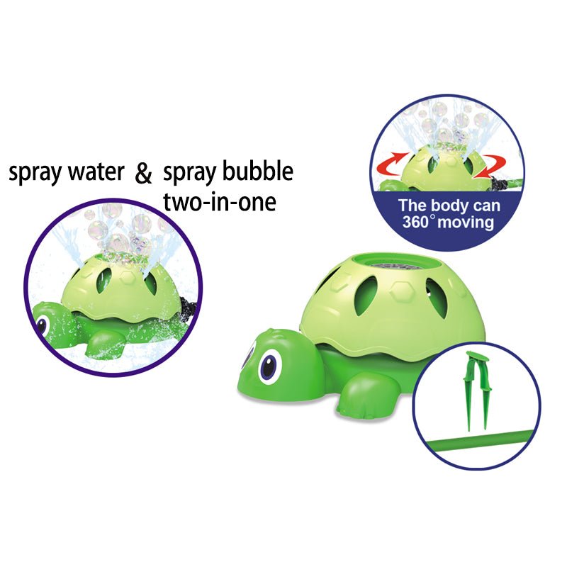 二合一户外喷水&喷泡泡龟