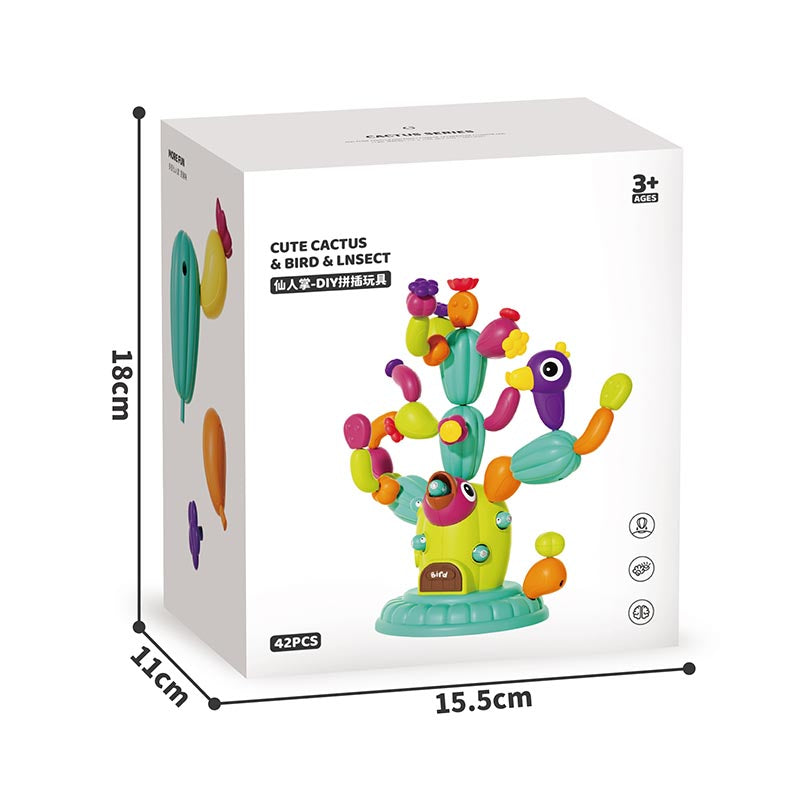 42Pcs Diy Puzzle Cactus Series