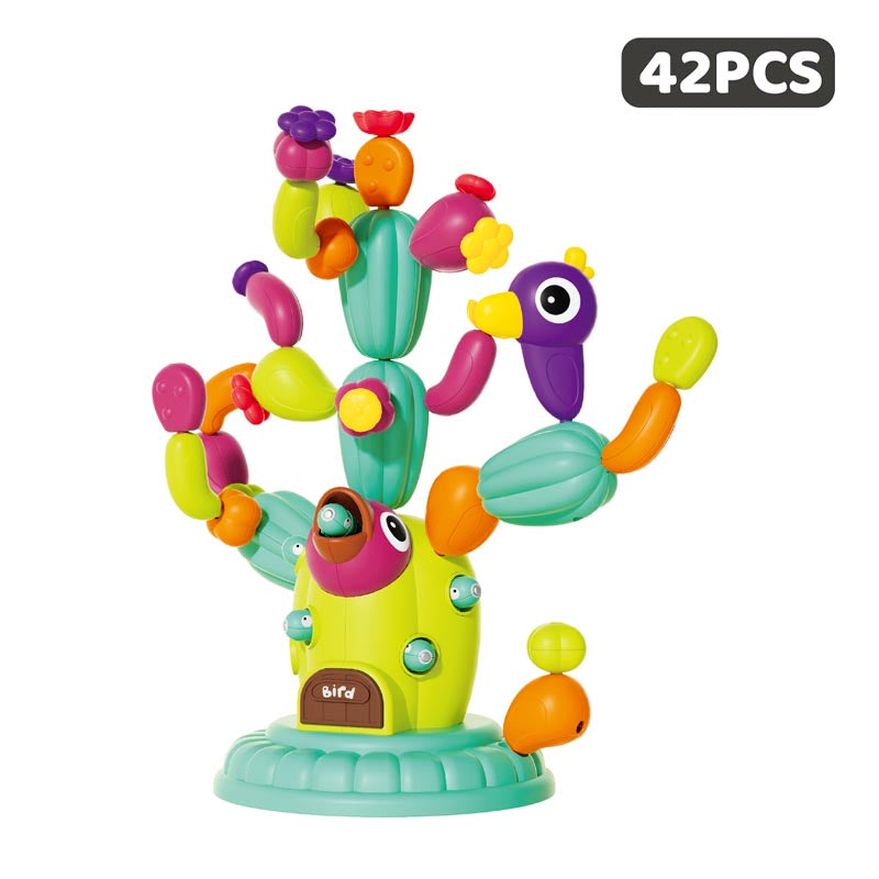 42Pcs Diy Puzzle Cactus Series