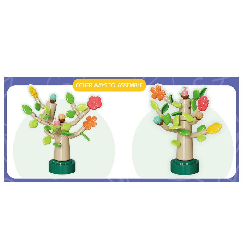 39Pcs Diy Blocks Flower Tree