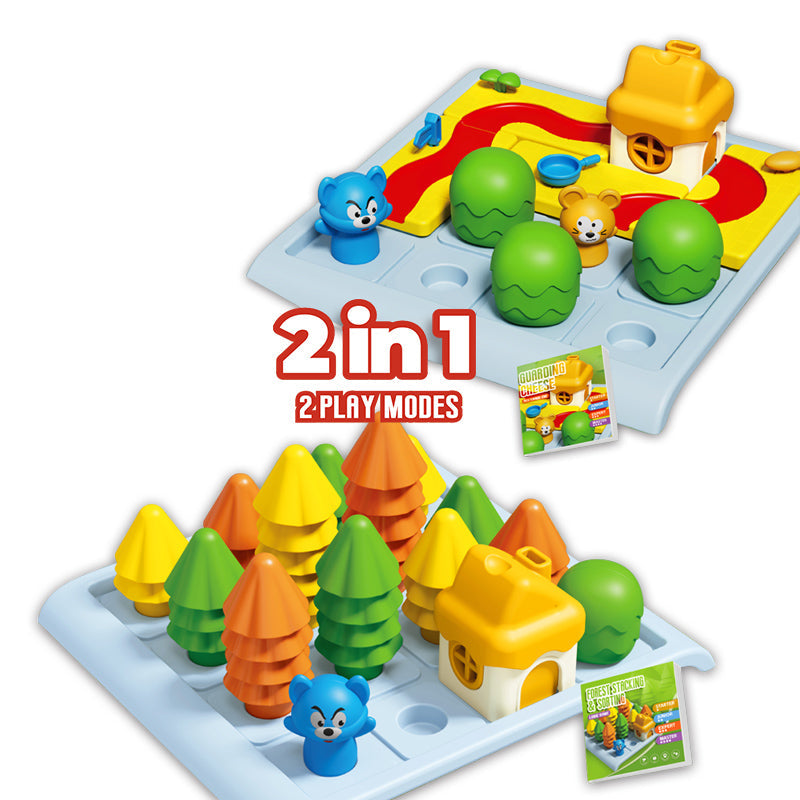 2 In 1 Guarding Cheese + Forest Stacking
