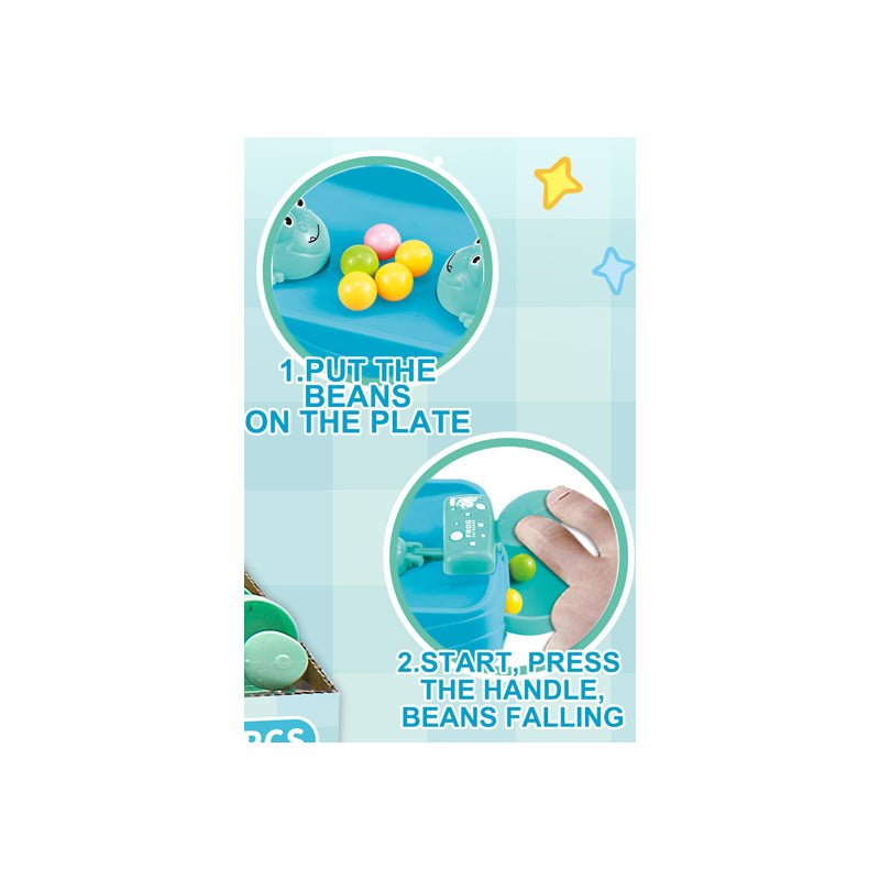 对战青蛙吃豆豆游戏机/四色混装