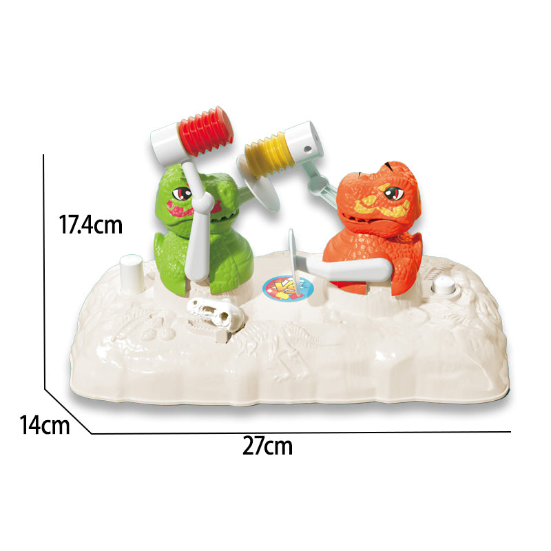 恐龙对战游戏/带灯光,音乐,2*AA无包电