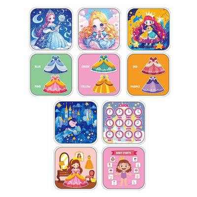 DIY Princess Water Drawing Book