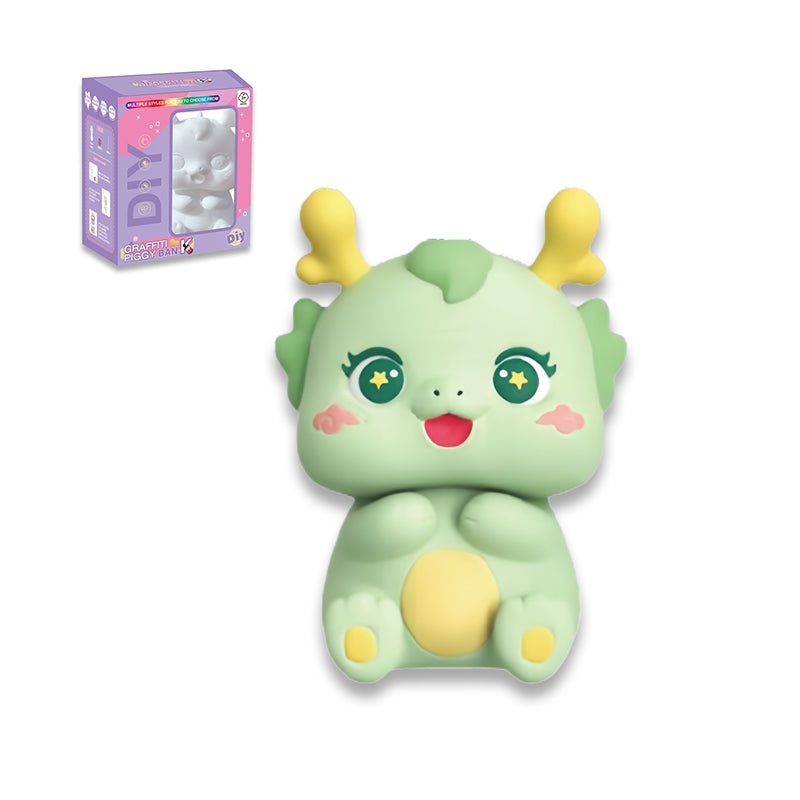 DIY彩绘存钱罐-萌娃