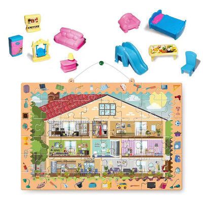 2 In 1 Painting Puzzle Set