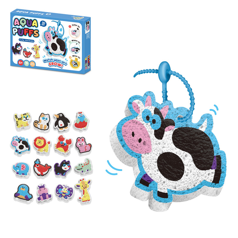 3D Art Aqua Puffs Set