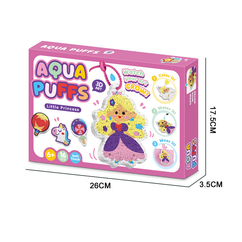 3D Art Aqua Puffs Set