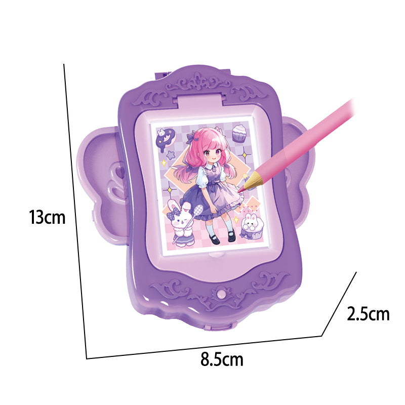 临摹画板/带灯光,六色混装