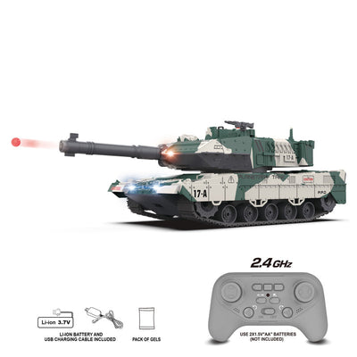 2.4G 1:14 8-Way R/C Tank With Light And Sound