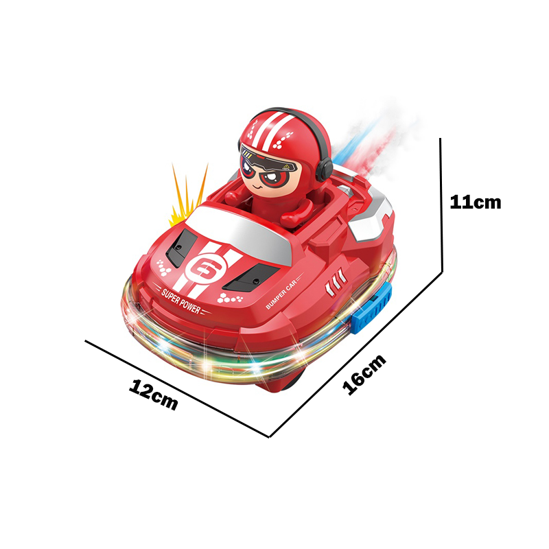2.4G R/C Ejection Bumper Car With Light And Music