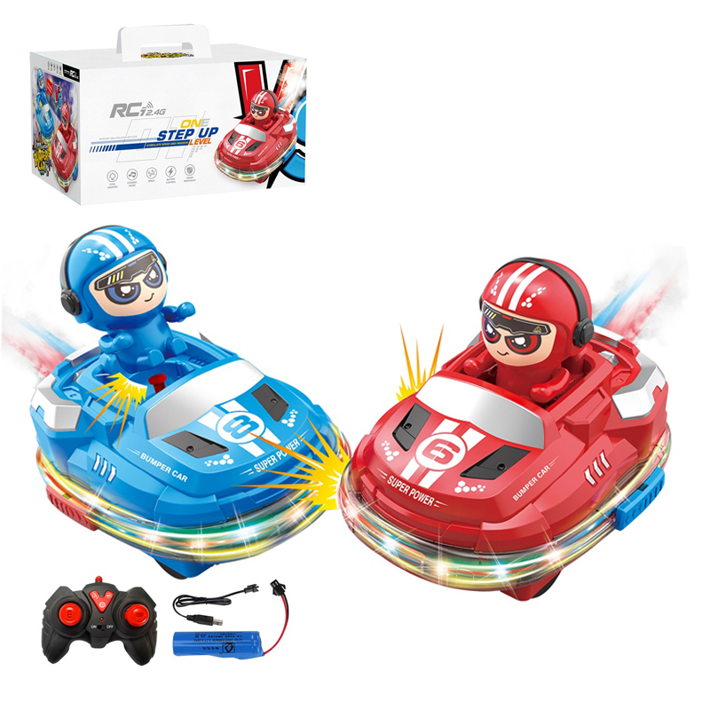 2.4G R/C Ejection Bumper Car With Light And Music
