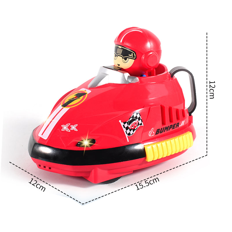 2.4G 6-Way R/C Bumper Car With Light And Music 2-C Ass'D