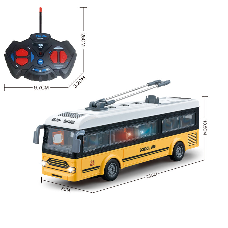 1:30 4-Way R/C School Bus With Light