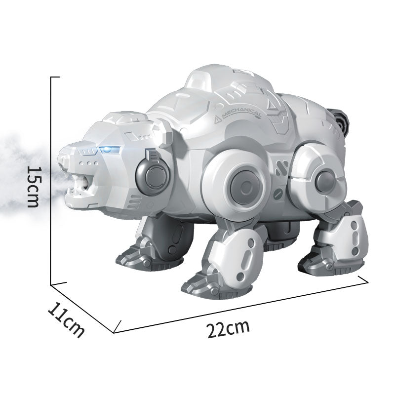 红外线遥控喷雾熊/带灯光,音乐,机身3*AA无包电,遥控器2*AA无包电