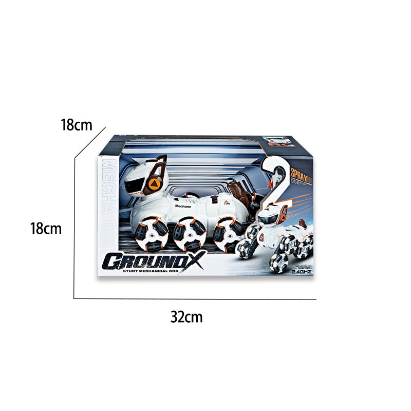 2.4G R/C Stunt Mechanical Dog With Light And Music