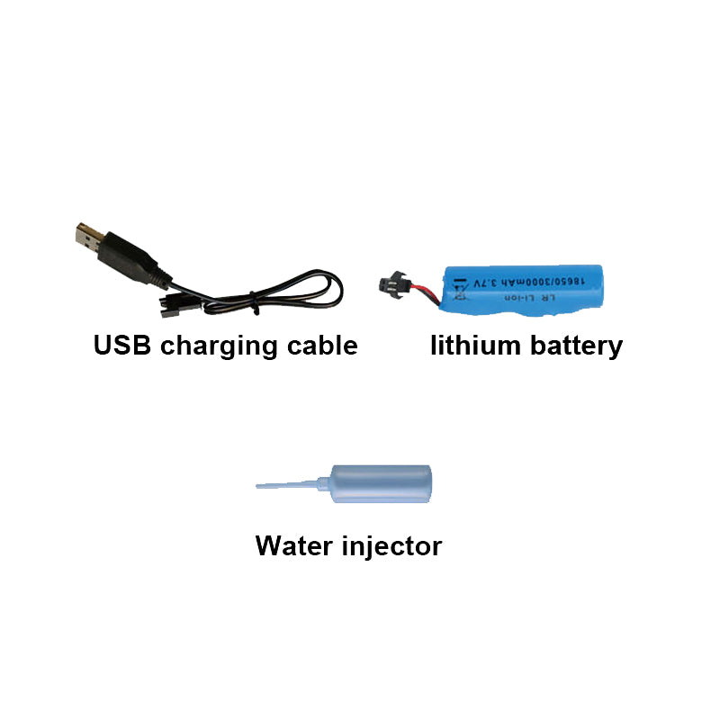 1:14 2.4G遥控喷雾方程车/带灯光,音乐,包3.7V充电电池,USB线,遥控器2*AA无包电,橙蓝二色混装