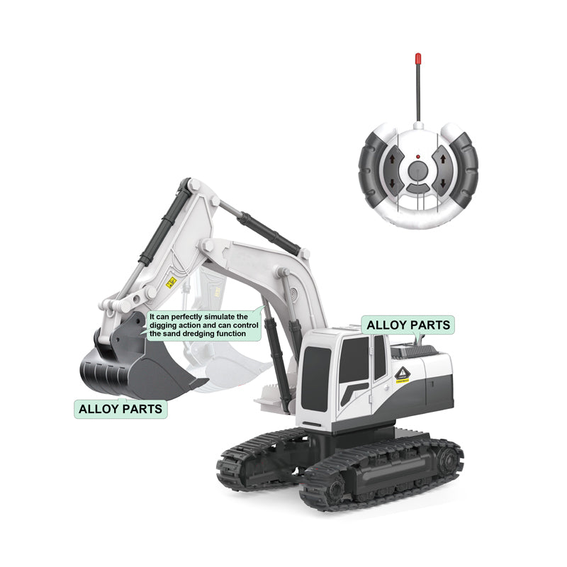 1:24 2.4G 6-Way R/C Metal Truck With Light And Sound