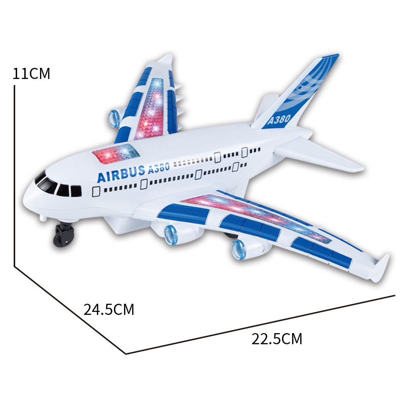 27Mhz 4-Way R/C Plane With Light And Music 2-C Ass'D