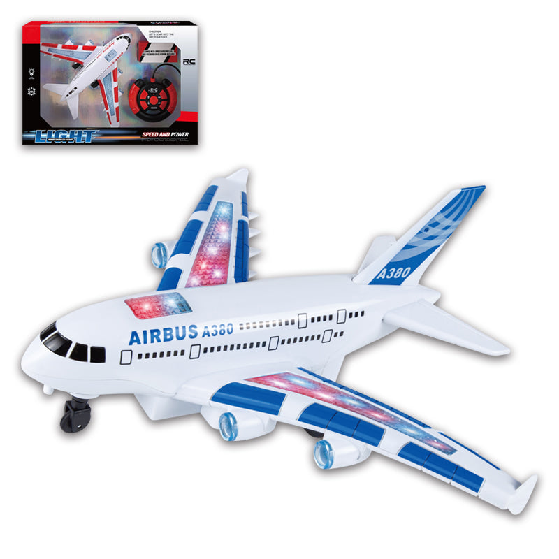 27Mhz 4-Way R/C Plane With Light And Music 2-C Ass'D