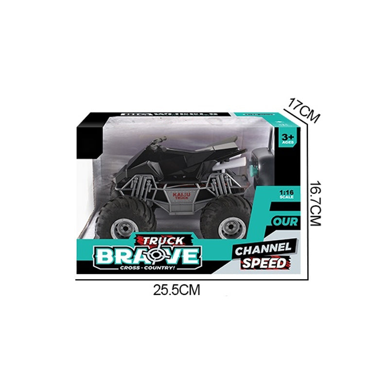 1:16 27Mhz 4-Way R/C Motorcycle With Light 3-C Ass'D