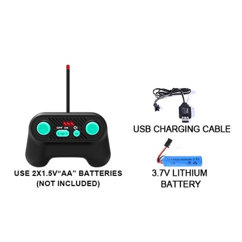 1:16 27Mhz 4-Way R/C Motorcycle With Light 3-C Ass'D
