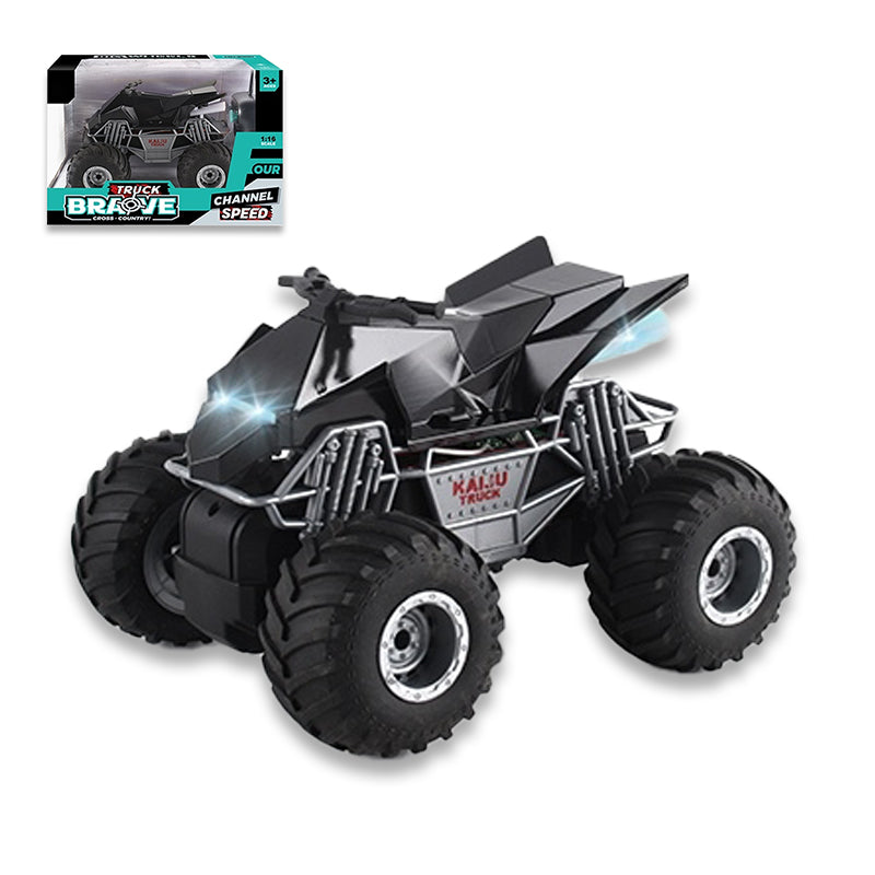1:16 27Mhz 4-Way R/C Motorcycle With Light 3-C Ass'D
