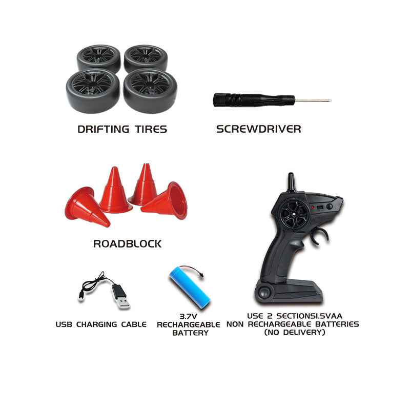 2.4G R/C Racing Car 2-C Ass'D