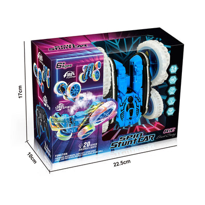 6-Way R/C Transformer Spin Stunt Car With Light
