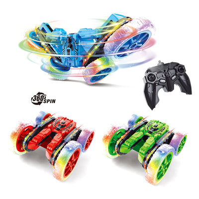 6-Way R/C Transformer Spin Stunt Car With Light