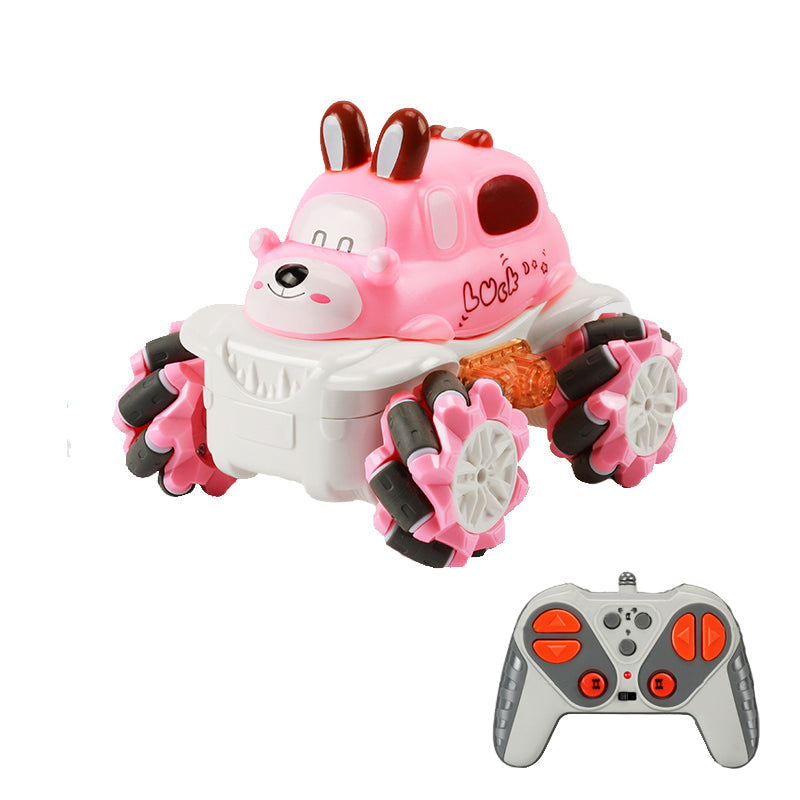 3 Asstd 2.4G 1:36 9-Way R/C Stunt Car With Light