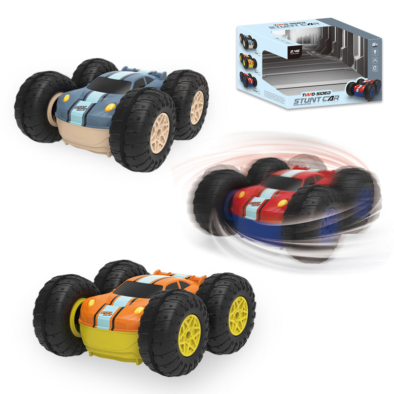 2.4G R/C Two Sided Stunt Car 3-C Ass'D