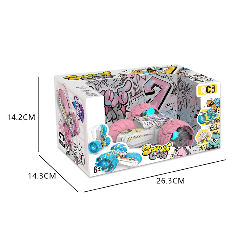 2.4G R/C Stunt Car With Light 2-C Ass'D