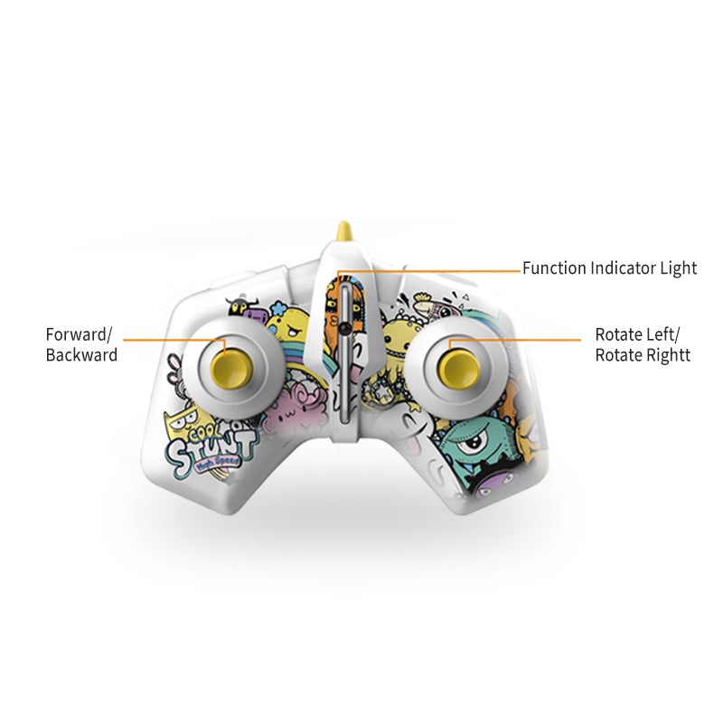 2.4G R/C Stunt Car With Light 2-C Ass'D