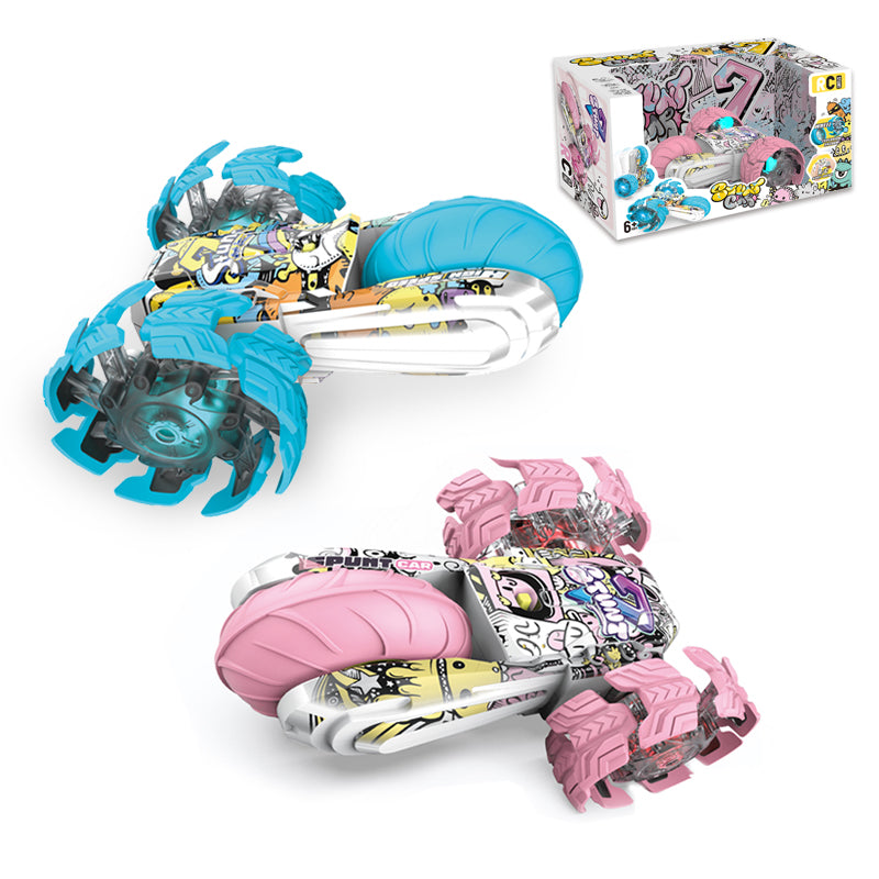 2.4G R/C Stunt Car With Light 2-C Ass'D