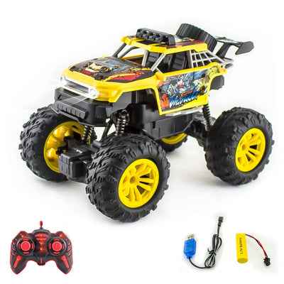 27Mhz 1:16 4-Way R/C Cross Country Car With Light 2-C Ass'D