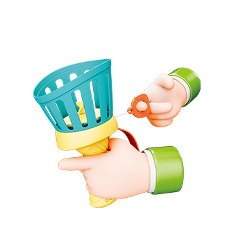 Pull Line Flying Disk