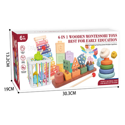 6 In 1 Early Education Toy
