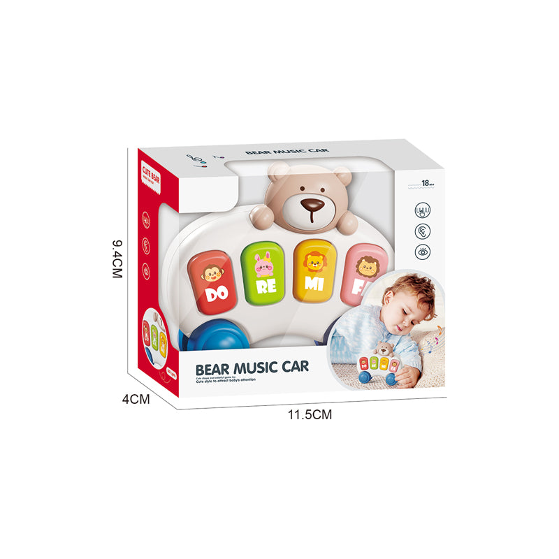 Cartoon Bear Car With Music