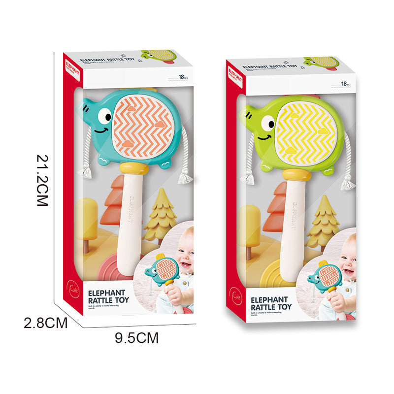 Elephant Rattle-Drum 2-C Ass'D