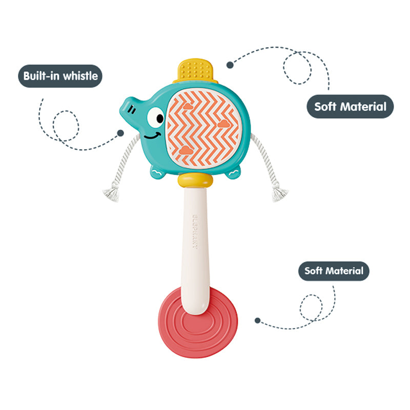 Elephant Rattle-Drum 2-C Ass'D