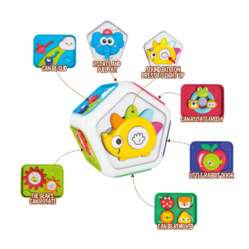 Heptahedron Busy Ball With Light And Music