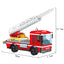 消防系列小颗粒积木-云梯消防车/260PCS,配2只公仔,不带灯