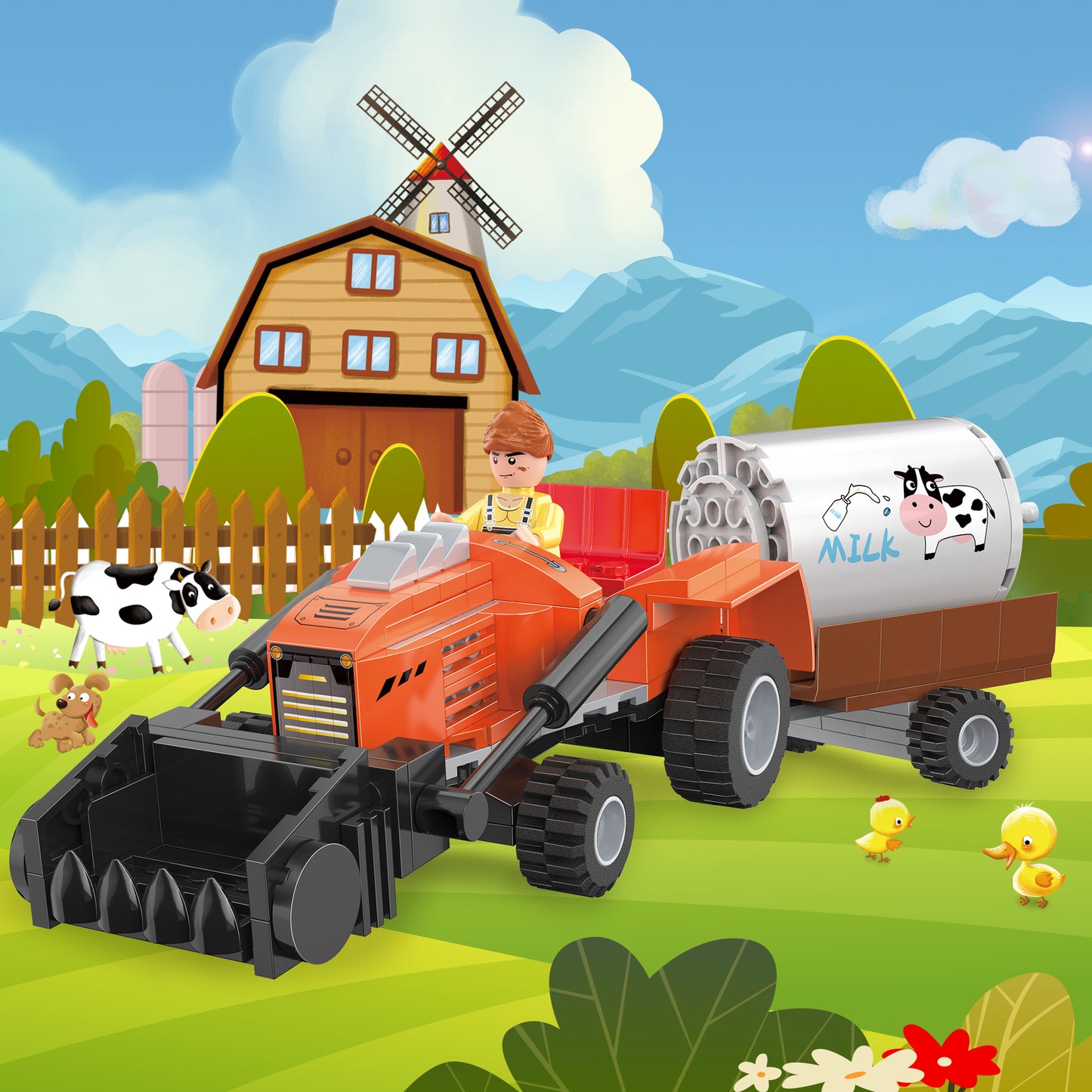 City Farm Tractor and Milk Transporter